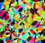 Wheel within a Wheel 45 51 in x 51 in Watercolor/Gouache 2007